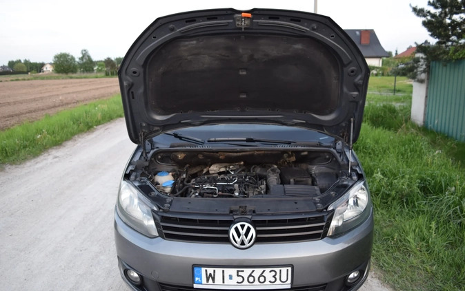 Volkswagen Caddy cena 43300 przebieg: 440827, rok produkcji 2013 z Wyszków małe 704